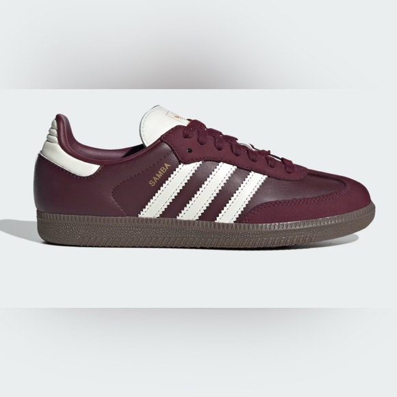 ADIDAS Sambas in Burgundy size 36 EU - Picture 1 of 7